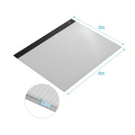 LED A3 Light Panel Light Pad Ultra Thin Tracing Light Box Board with 3-level Dimmable Brightness for Diamond Painting Supplies