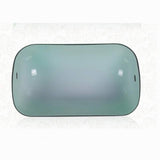 Blue/Green/Amber/White color Bedroom bedside desk retro glass table light standard size 227mm Lighting Glass Shade accessories