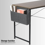 Modern Style Computer Desk Office Home Economical Work Study Table Laptop Stand Workstation Furniture MDF+Steel 3 Shaped Option