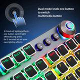 NEW AULA Mechanical Keyboard Black/Blue/Red/Brown Switch Gaming Keyboards for Tablet Desktop ADD Russian Spanish Arabic Hebrew