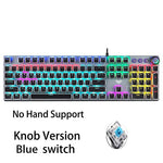 NEW AULA Mechanical Keyboard Black/Blue/Red/Brown Switch Gaming Keyboards for Tablet Desktop ADD Russian Spanish Arabic Hebrew